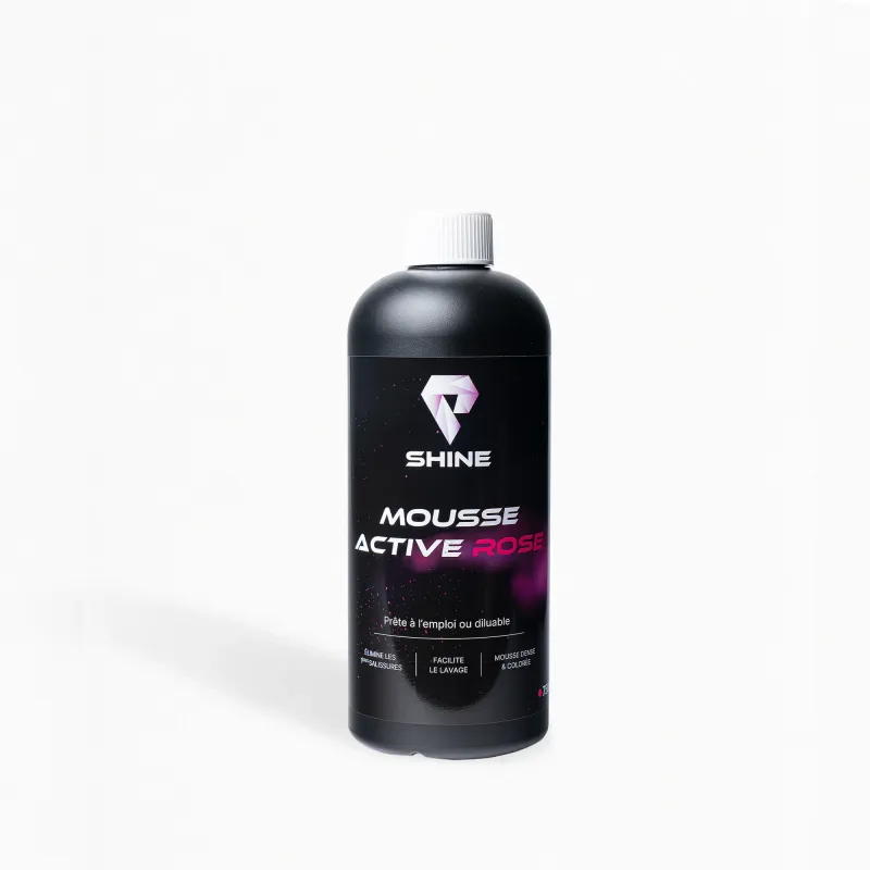 Mousse active colorée rose professionnelle | Shine PRO
